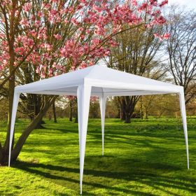 3 x 3m Waterproof Tent with Spiral Tubes White
